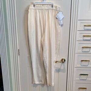 Diane Gilman Vintage Silk Cream Pants